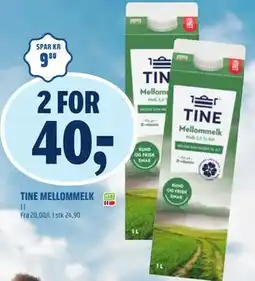 Coop Obs TINE MELLOMMELK tilbud