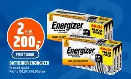 Coop Obs BATTERIER ENERGIZER tilbud