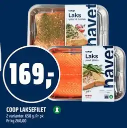 Coop Obs COOP LAKSEFILET tilbud