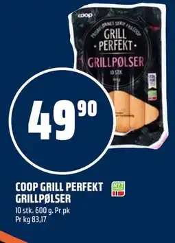 Coop Obs COOP GRILL PERFEKT GRILLPØLSER tilbud