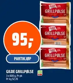 Coop Obs GILDE GRILLPØLSE tilbud
