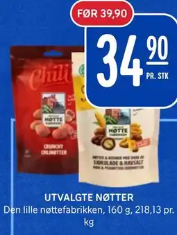 Rema 1000 UTVALGTE NØTTER tilbud