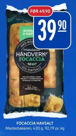 Rema 1000 FOCACCIA HAVSALT tilbud