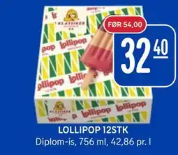Rema 1000 LOLLIPOP 12STK tilbud