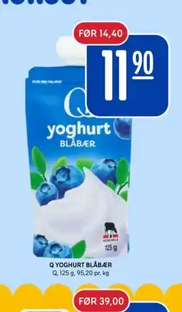 Rema 1000 Q YOGHURT BLÅBÆR tilbud