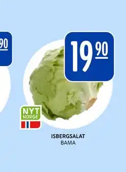 Rema 1000 ISBERGSALAT tilbud