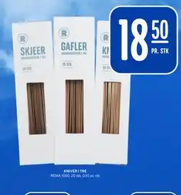 Rema 1000 KNIVER I TRE tilbud