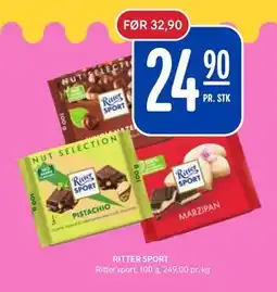 Rema 1000 RITTER SPORT tilbud