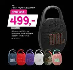 ELON JBL Trådløs høyttaler JBLCLIP5BLK tilbud