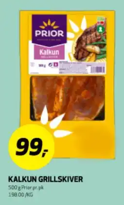 Bunnpris KALKUN GRILLSKIVER tilbud
