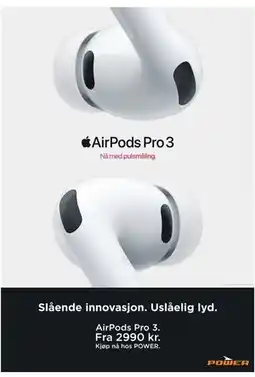 POWER AirPods Pro 3 tilbud