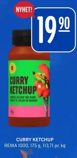 Rema 1000 CURRY KETCHUP tilbud