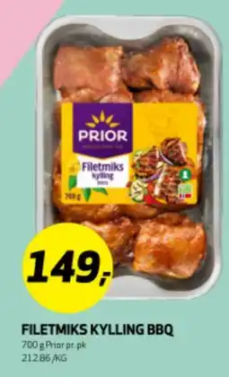 Bunnpris FILETMIKS KYLLING BBQ tilbud