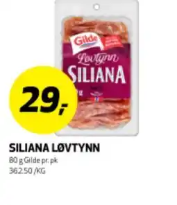 Bunnpris SILIANA LØVTYNN tilbud