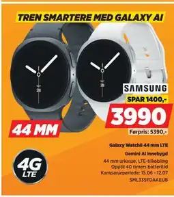 POWER Galaxy Watch8 44 mm LTE tilbud