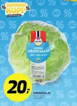 Bunnpris ISBERGSALAT tilbud
