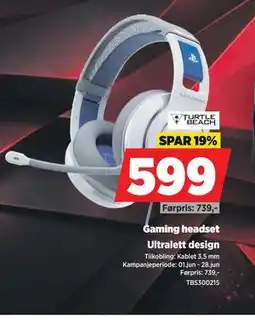 POWER Gaming headset tilbud
