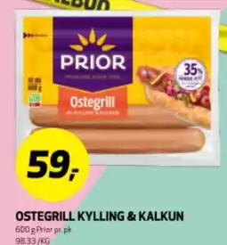 Bunnpris OSTEGRILL KYLLING & KALKUN tilbud