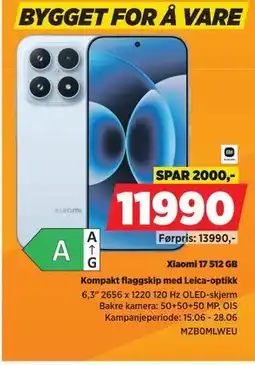 POWER Xiaomi 17 512 GB tilbud