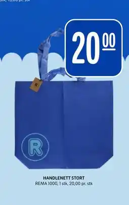 Rema 1000 HANDLENETT STORT tilbud