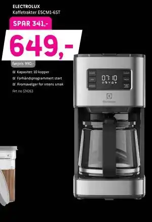 ELECTROLUX Kaffetrakter E5CM1-6ST