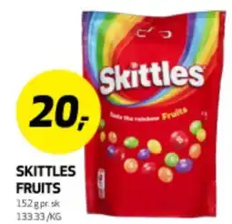 Bunnpris SKITTLES FRUITS tilbud