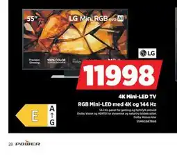POWER 4K Mini-LED TV tilbud