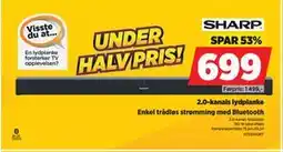 POWER 2.0-kanals lydplanke tilbud