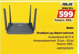 POWER Asus Ruter tilbud