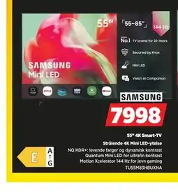 POWER 55 4K Smart-TV tilbud