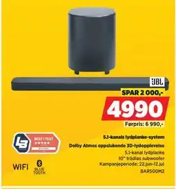 POWER 5.1-kanals lydplanke-system tilbud