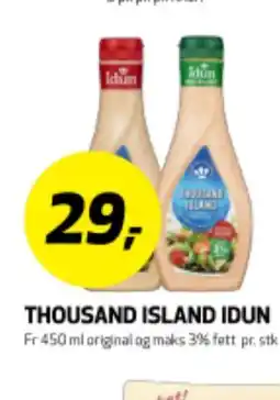 Bunnpris THOUSAND ISLAND IDUN tilbud