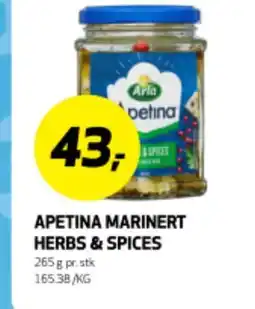 Bunnpris APETINA MARINERT HERBS & SPICES tilbud
