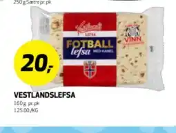 Bunnpris VESTLANDSLEFSA tilbud