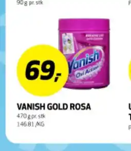Bunnpris VANISH GOLD ROSA tilbud