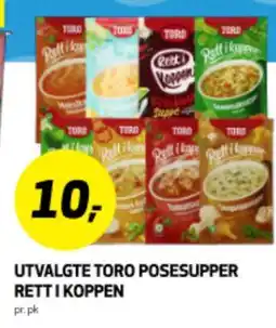 Bunnpris UTVALGTE TORO POSESUPPER RETTI KOPPEN tilbud