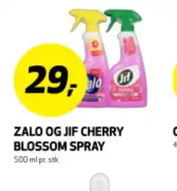 Bunnpris ZALO OG JIF CHERRY BLOSSOM SPRAY tilbud