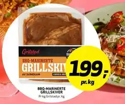 Bunnpris BBQ-MARINERTE GRILLSKIVER tilbud