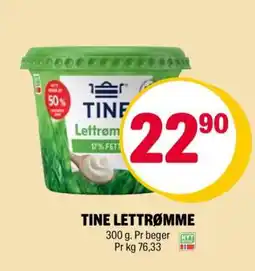 Coop Extra TINE LETTRØMME tilbud