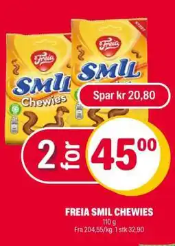 Coop Extra FREIA SMIL CHEWIES tilbud