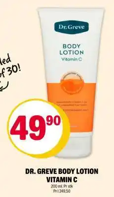Coop Extra DR. GREVE BODY LOTION VITAMIN C tilbud