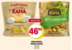 Coop Extra RANA RAVIOLI PESTO/4 OSTER tilbud