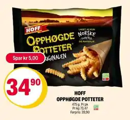 Coop Extra Hoff Opphøgde Poteter tilbud