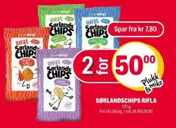 Coop Extra SØRLANDSCHIPS RIFLA tilbud