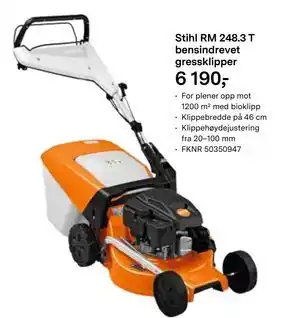 Stihl RM 248.3 T bensindrevet gressklipper