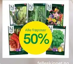 Felleskjøpet Alle frøposer tilbud