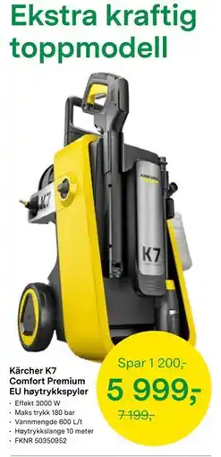 Felleskjøpet Kärcher K7 Comfort Premium EU høytrykkspyler tilbud