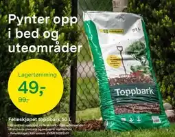 Felleskjøpet Felleskjøpet toppbark 50 L tilbud