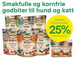 Felleskjøpet Carnilove til hund og katt tilbud