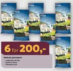 Megaflis Weibulls plantejord tilbud